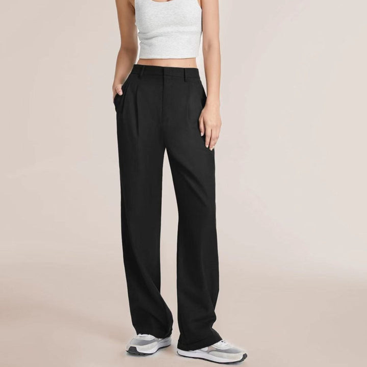 Vista Lane Tailored Wide-Leg Pants