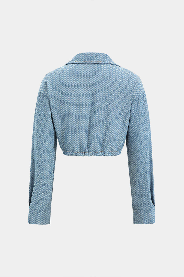 Arden Denim Drawstring Set