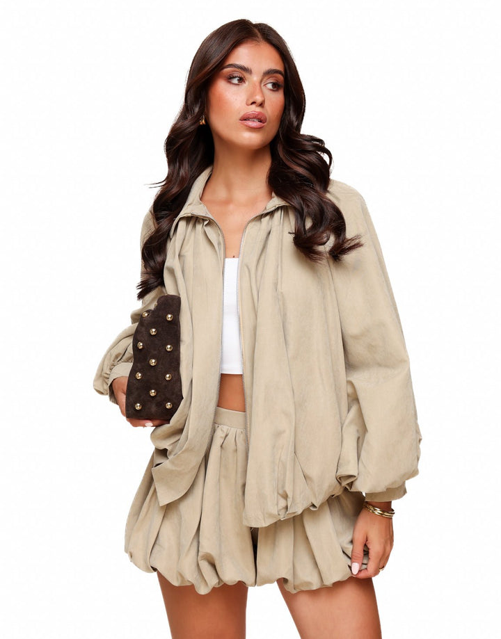 Beige Balloon - Coat
