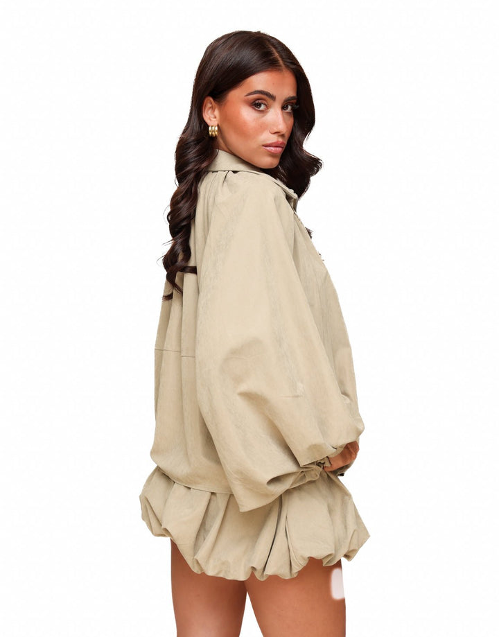 Beige Balloon - Coat