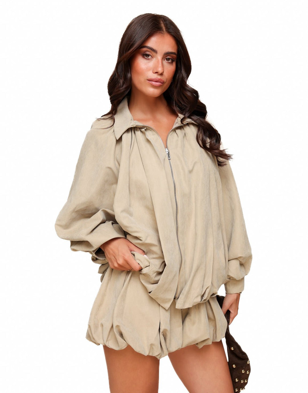 Beige Balloon - Coat