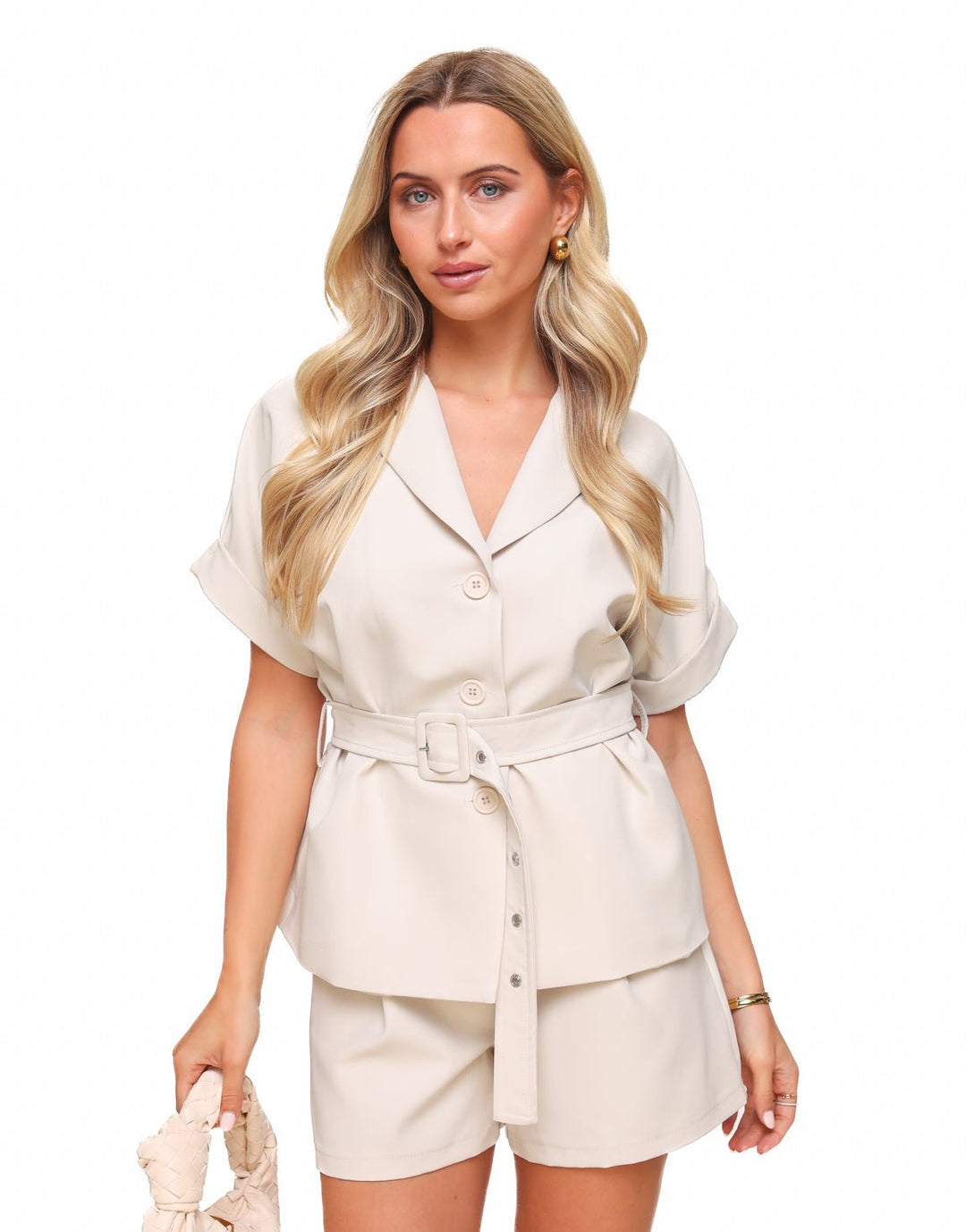 Beige Belt SS - Blazer