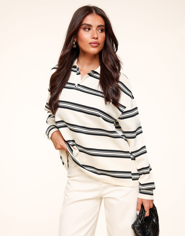 Beige Striped LS - Tui