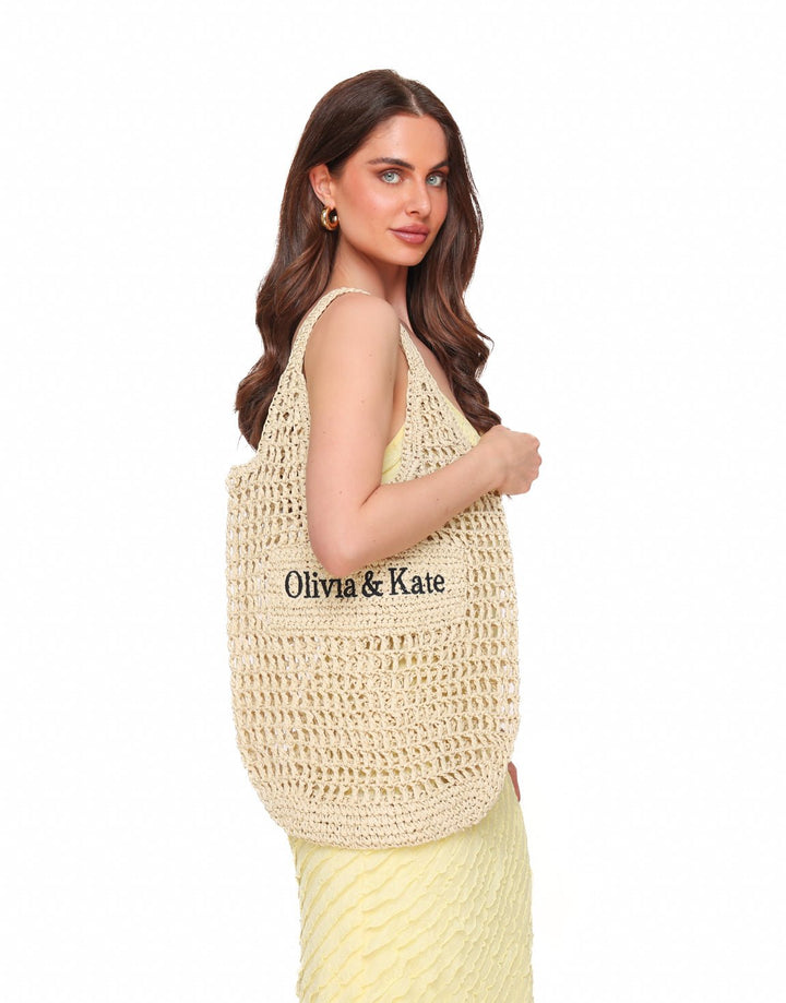 Beige Long Olivia & Kate Woven - Bag
