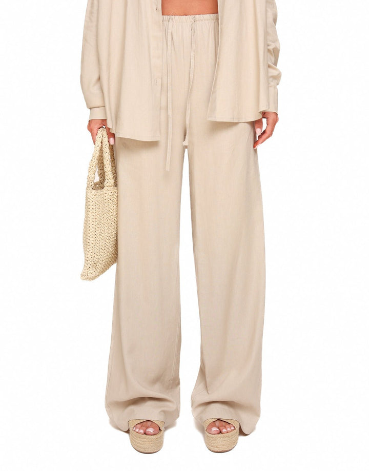Beige Linen - Trouser