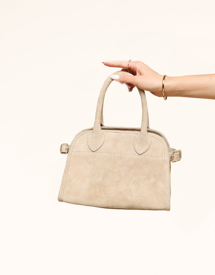 Beige Suede - Handtas