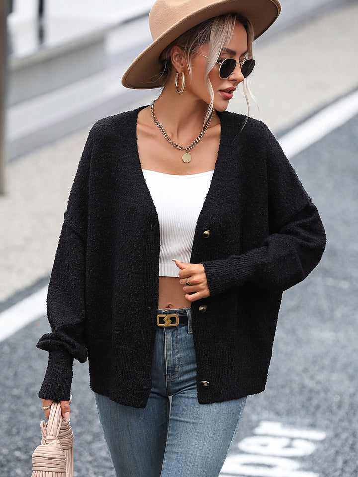 Black Shadow Lane Knit Cardigan
