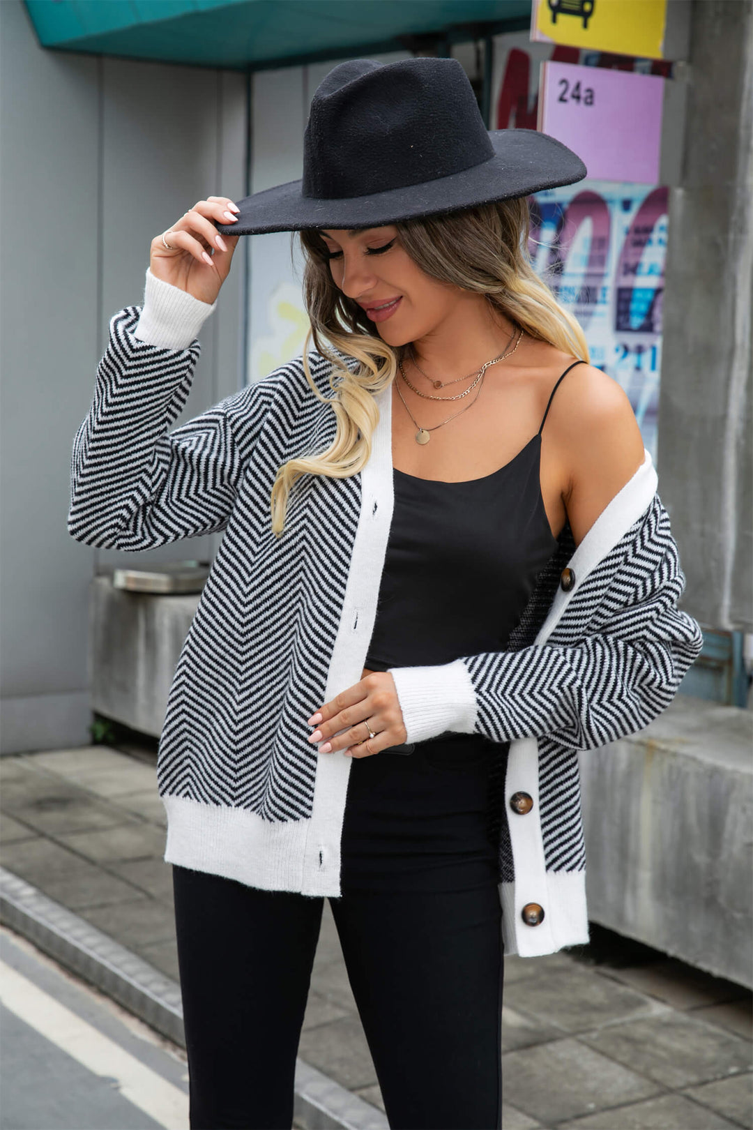 Urban Axis Knit Cardigan