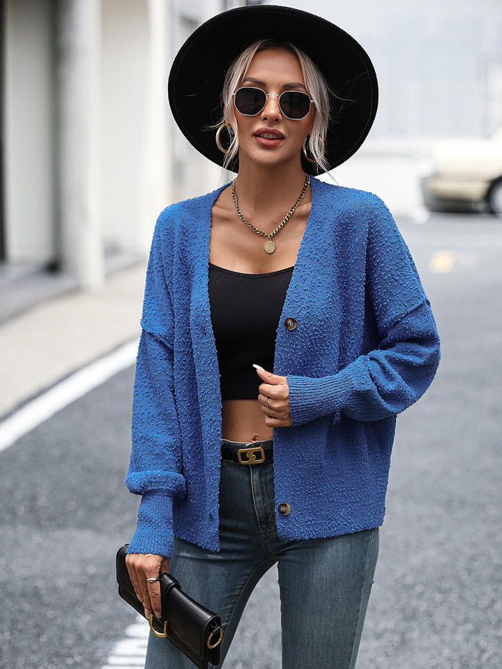 Blue Shadow Lane Knit Cardigan