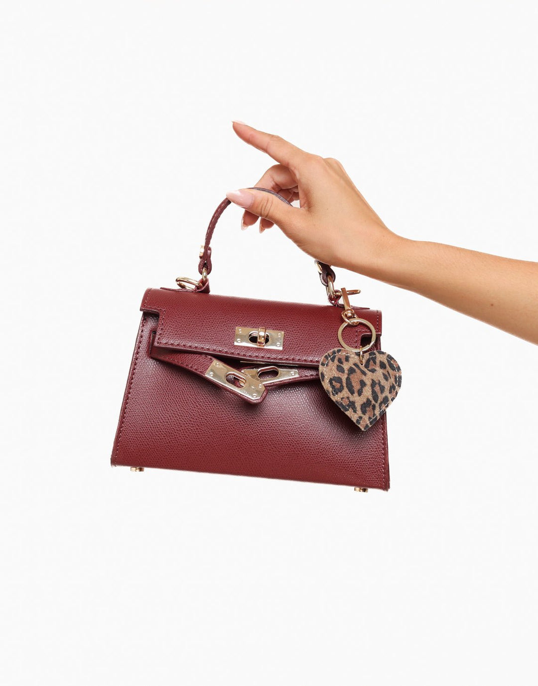 Bordeaux Golden Details - Bag