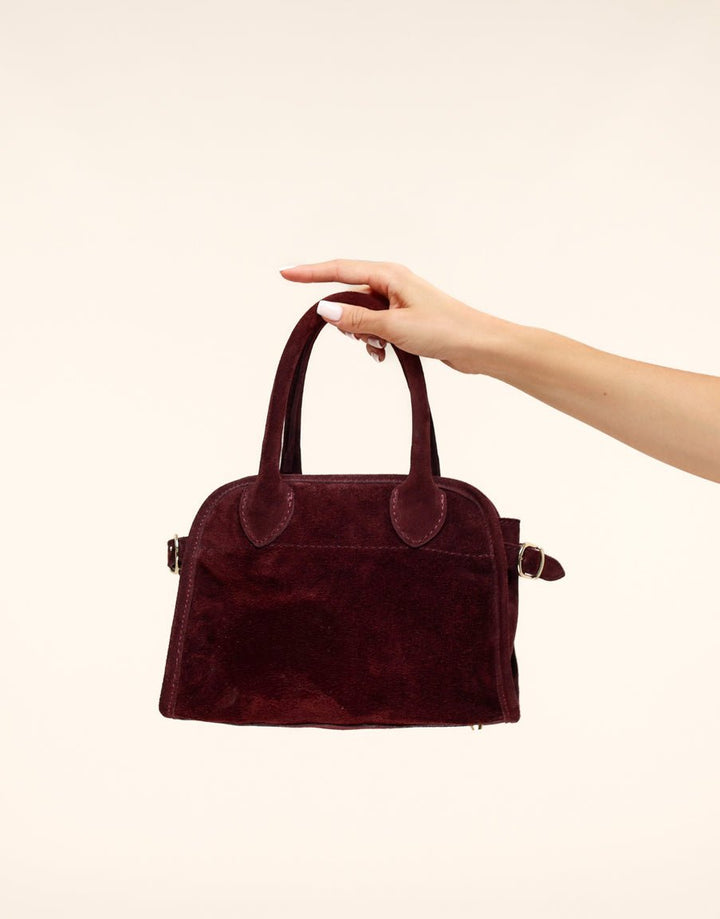 Bordeaux Suede - Handbag