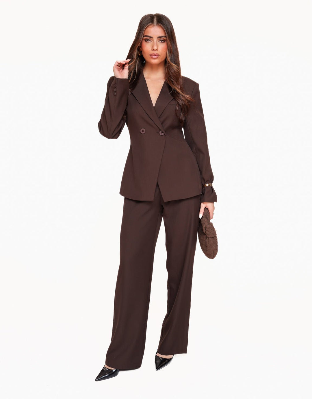 Brown Classic Fitted - Blazer