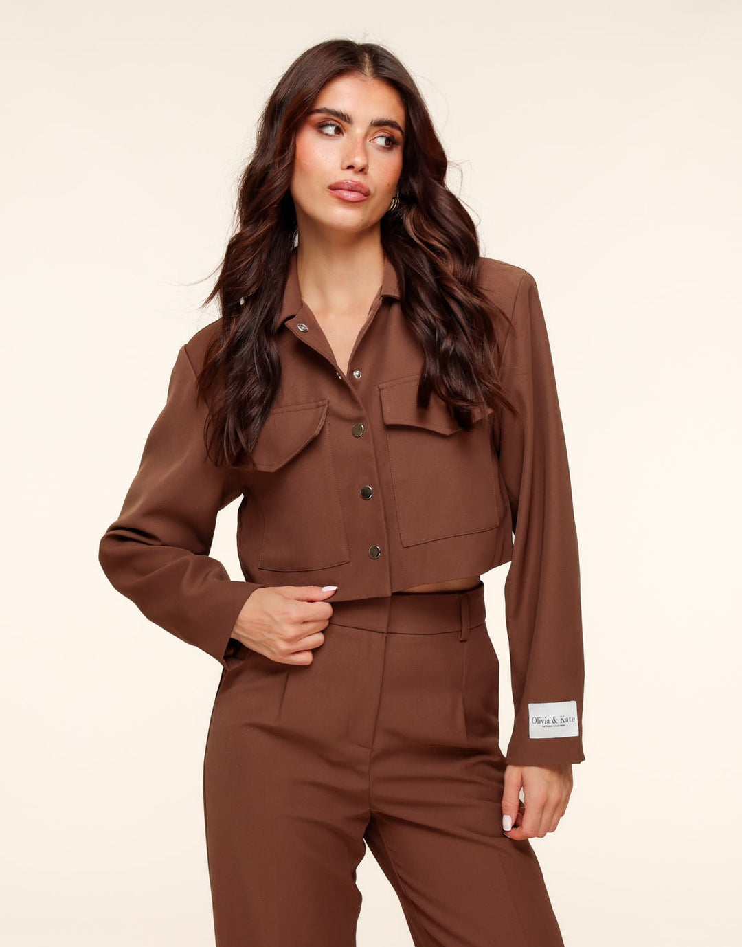 Brown  Studio Cropped - Jacket