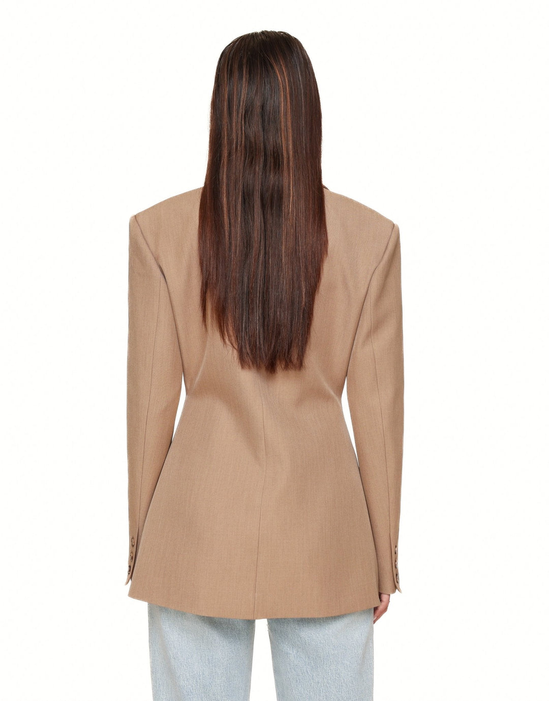 Camel Long Waisted - Blazer