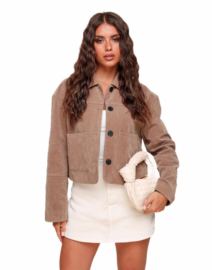 Camel Suede - Jacket