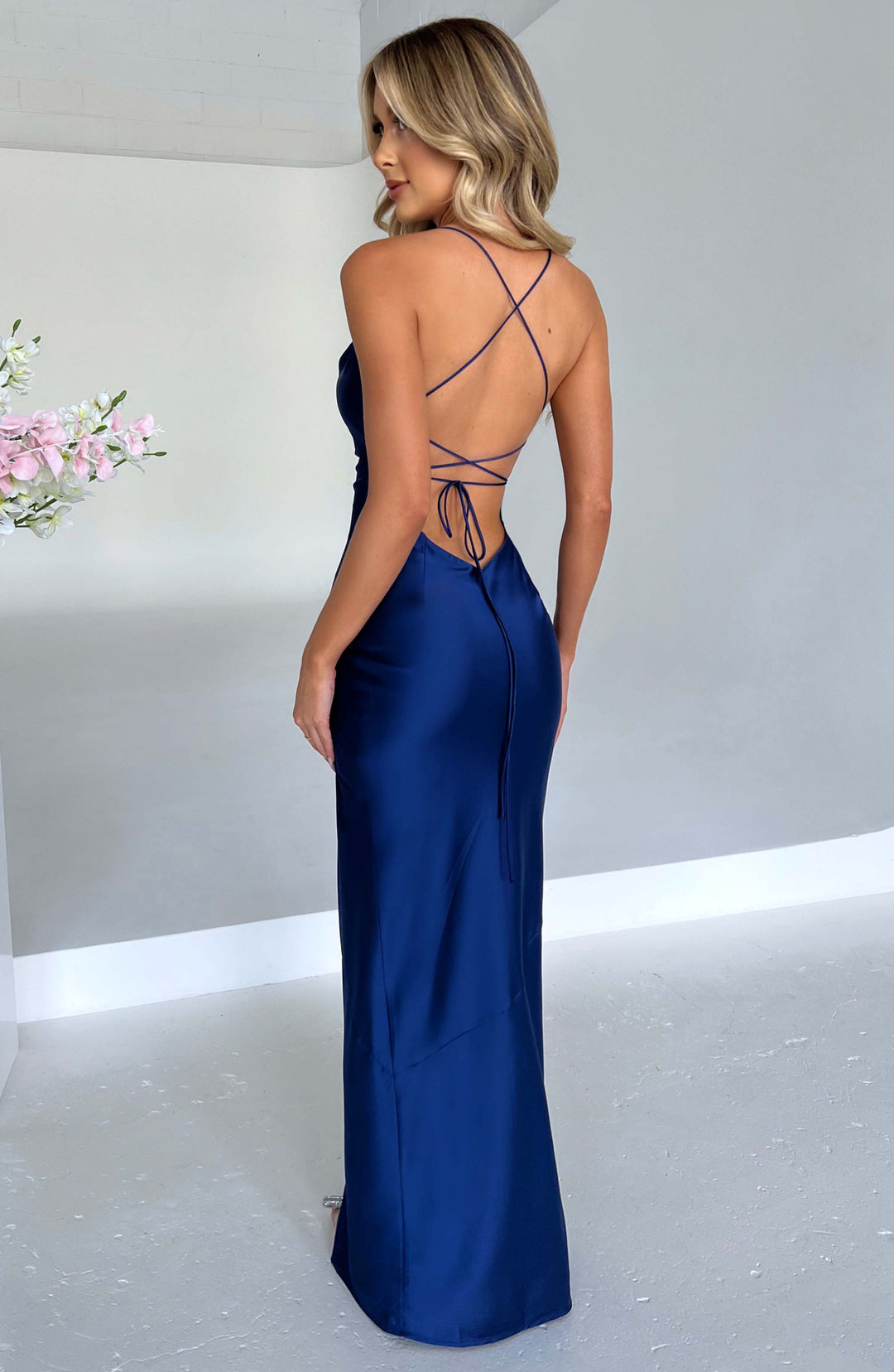 Celestine - Stretch Satin Gown