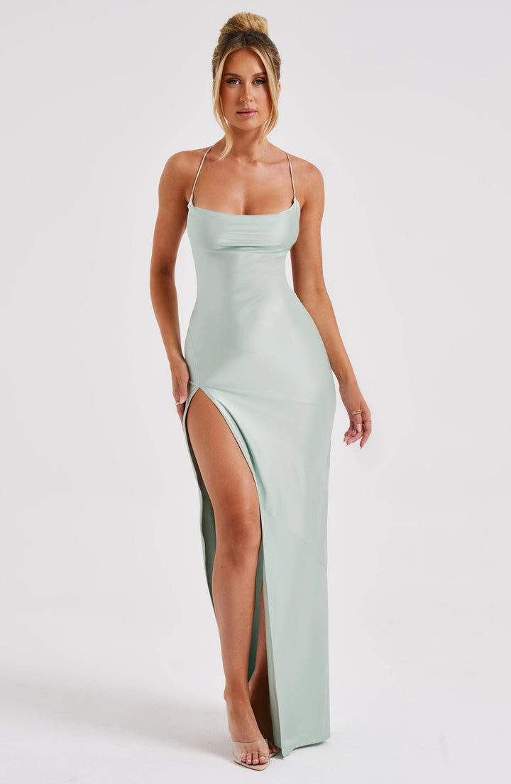 Celestine - Stretch Satin Gown