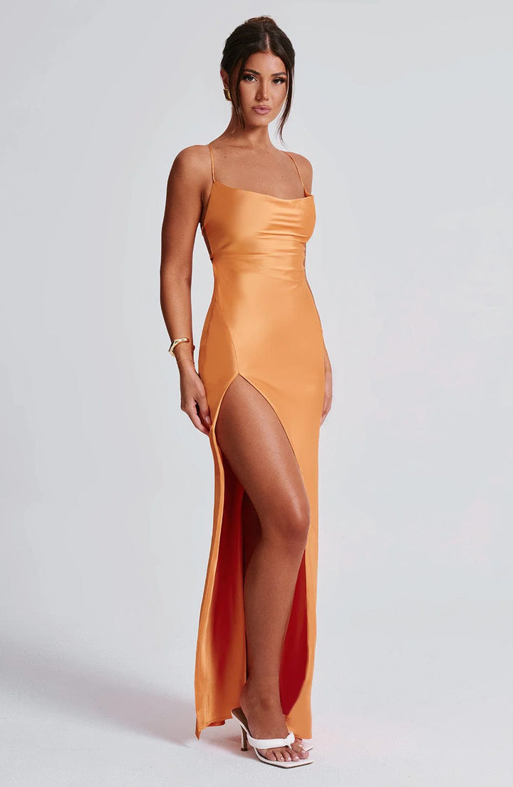 Celestine - Stretch Satin Gown