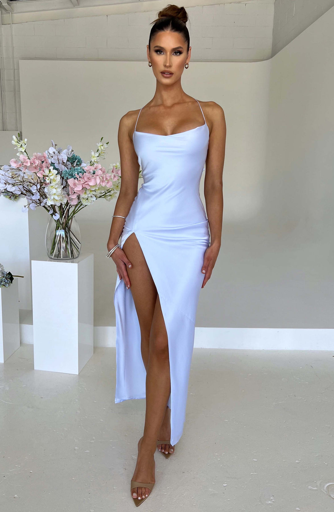 Celestine - Stretch Satin Gown