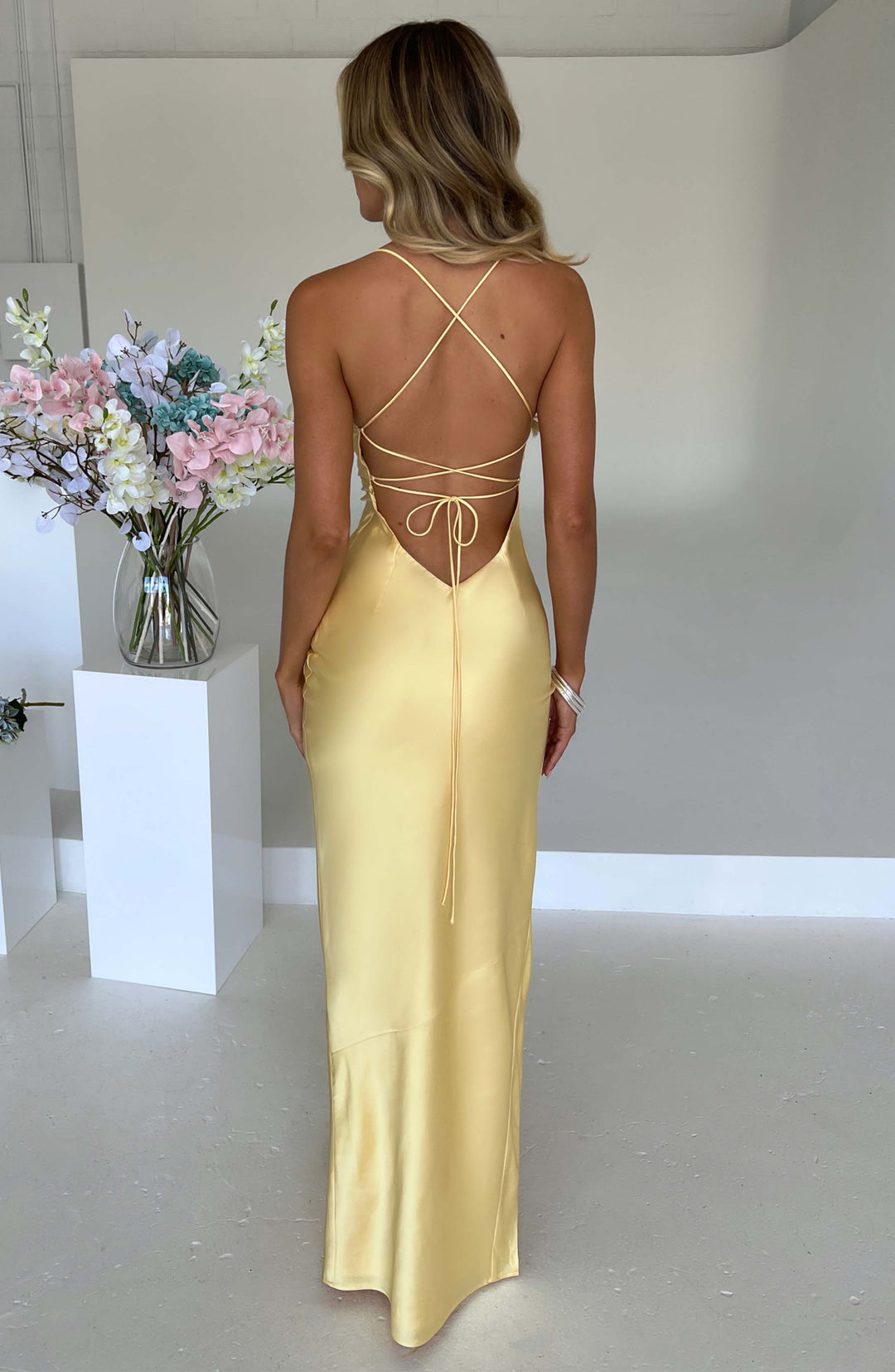 Celestine - Stretch Satin Gown