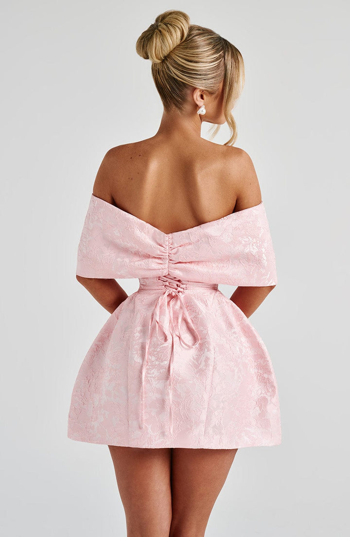 Chloe - Bardot Bow Mini Dress