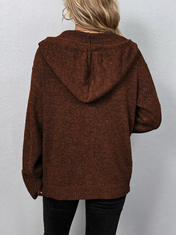 Amberwood Hooded Knit Cardigan
