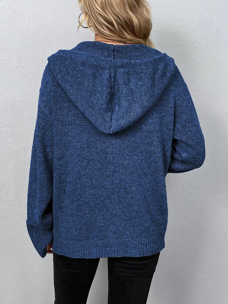 Amberwood Hooded Knit Cardigan