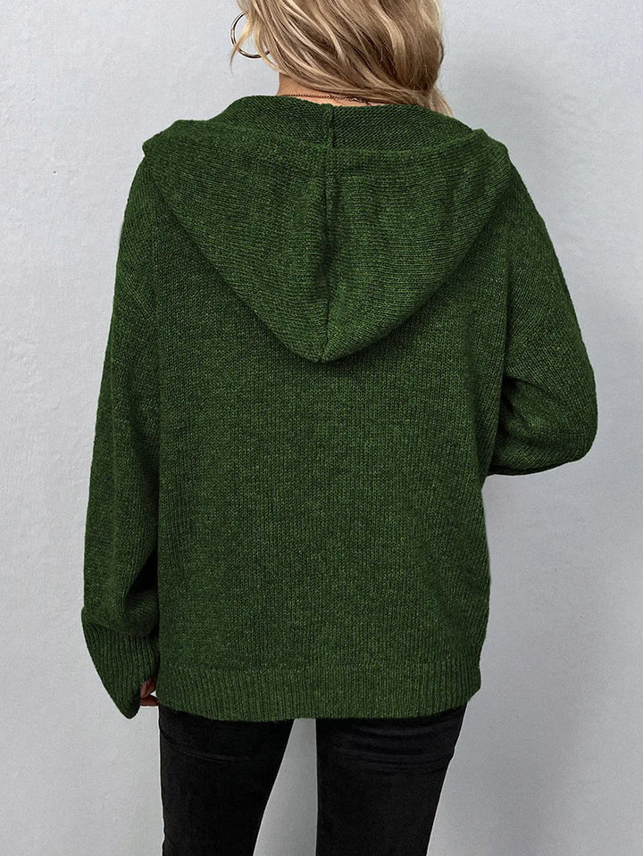 Amberwood Hooded Knit Cardigan