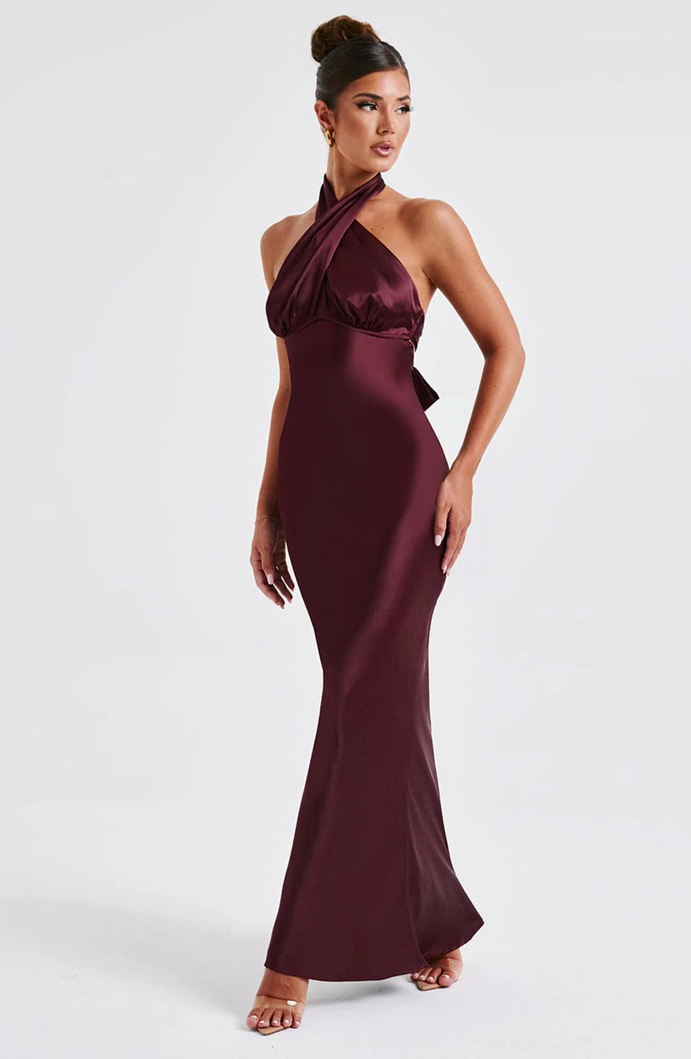 Dion - Satin Maxi Dress