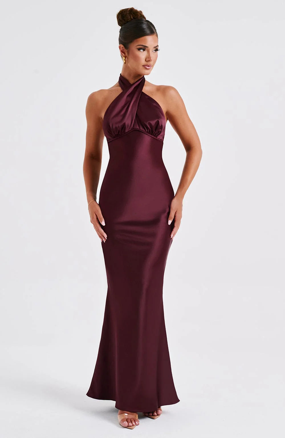 Dion - Satin Maxi Dress