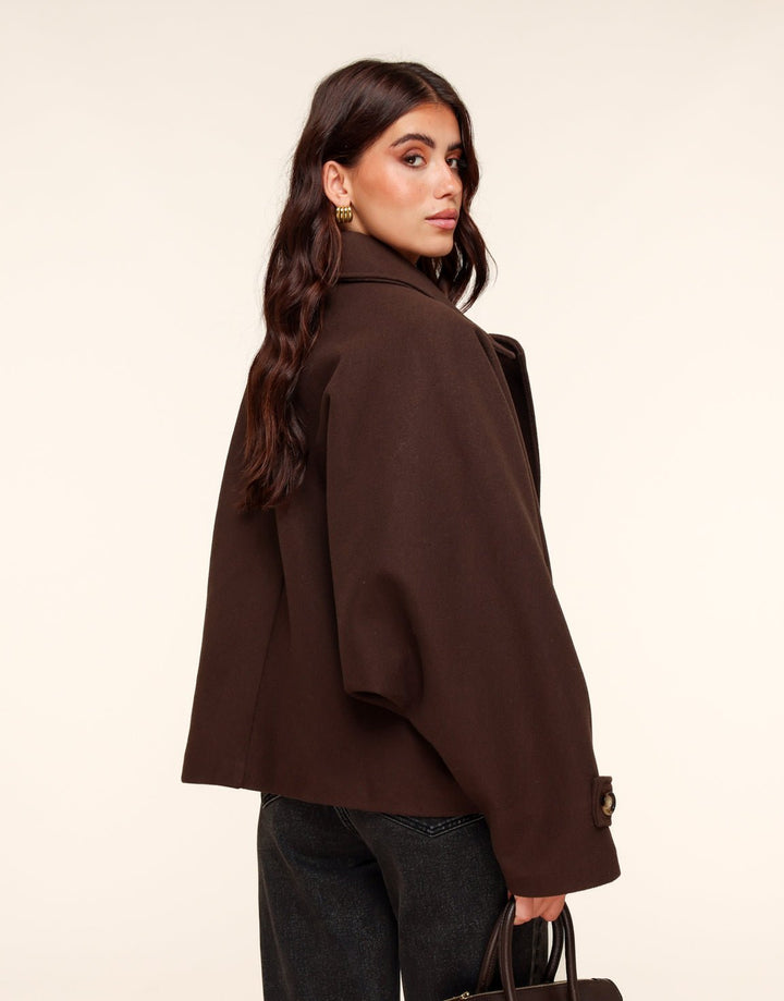 Dark Brown Short - Coat