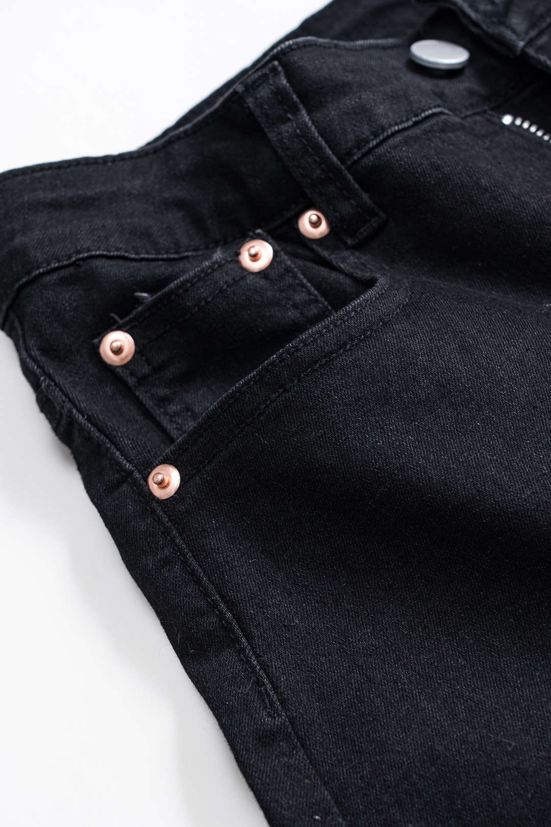 Valeria Lace-Detail High-Waisted Jeans