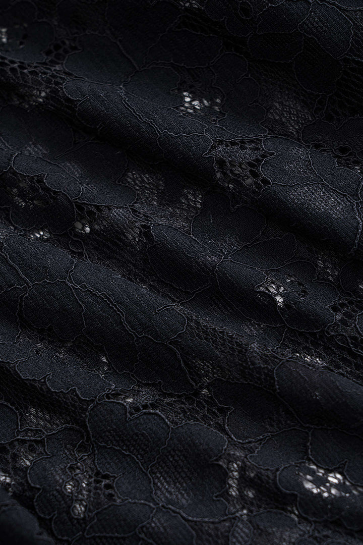 Valeria Lace-Detail High-Waisted Jeans