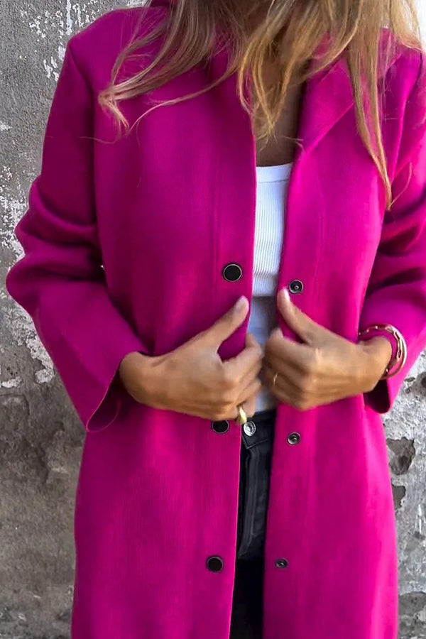 Slate Haven Hooded Button Coat