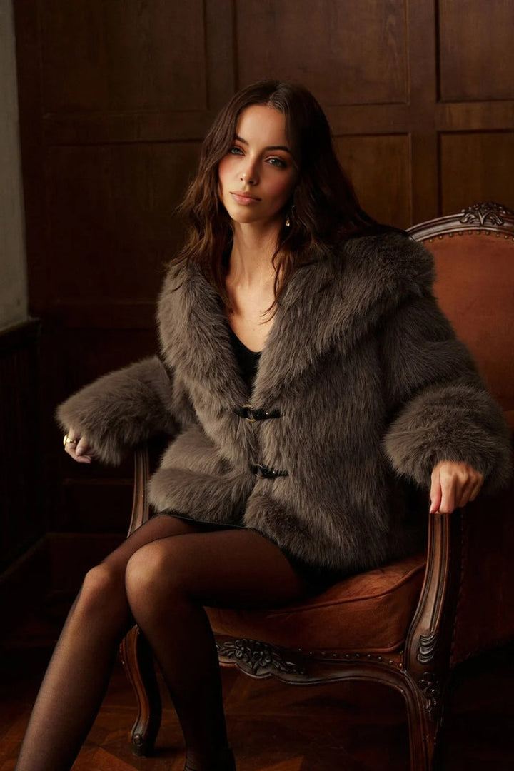 Valencia Plush Faux Fur Jacket