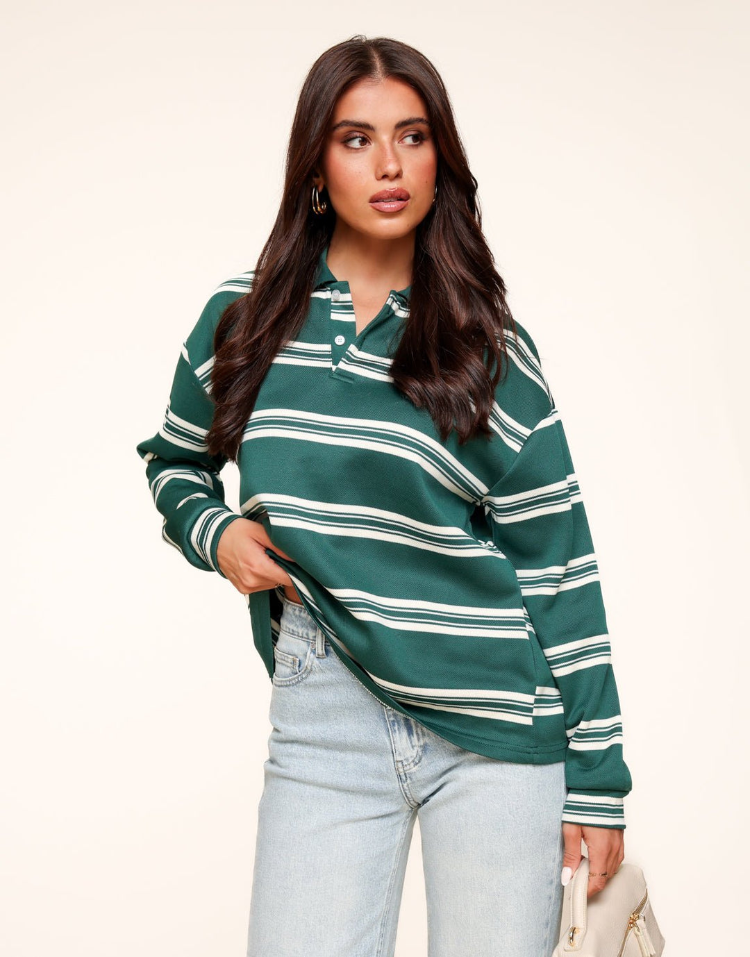 Green Striped LS - Tui