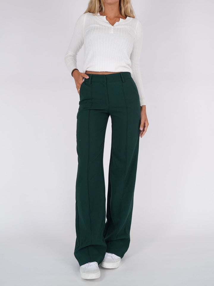 Vera Wide trousers - dark green