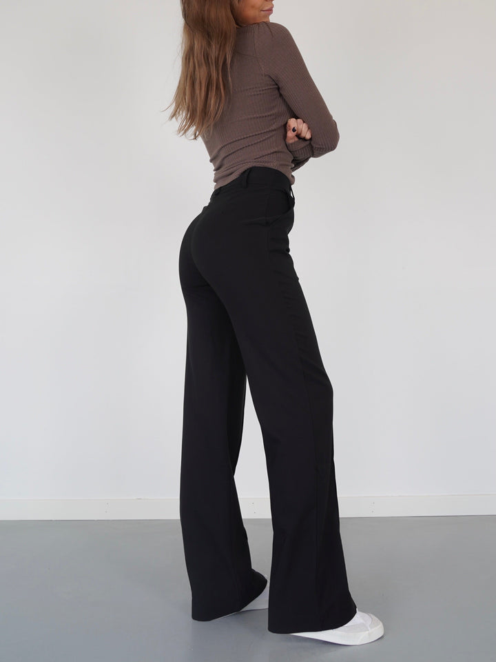 Vera Wide trousers - black
