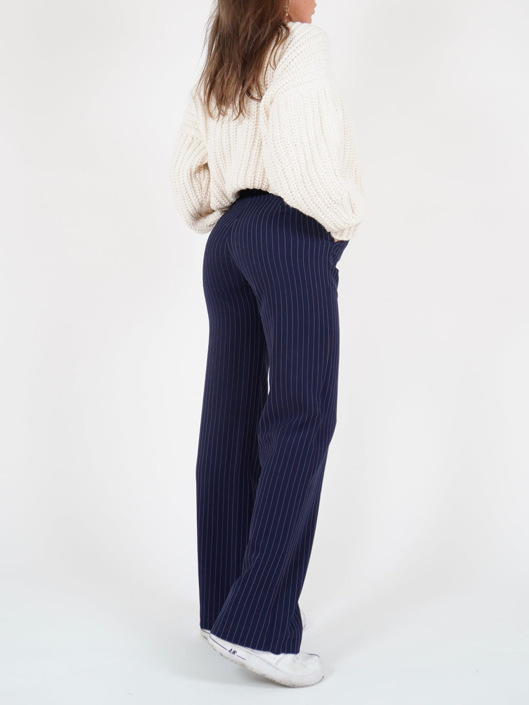 Levi pants - dark blue striped