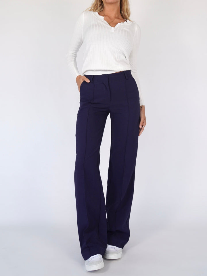 Vera Wide trousers - dark blue