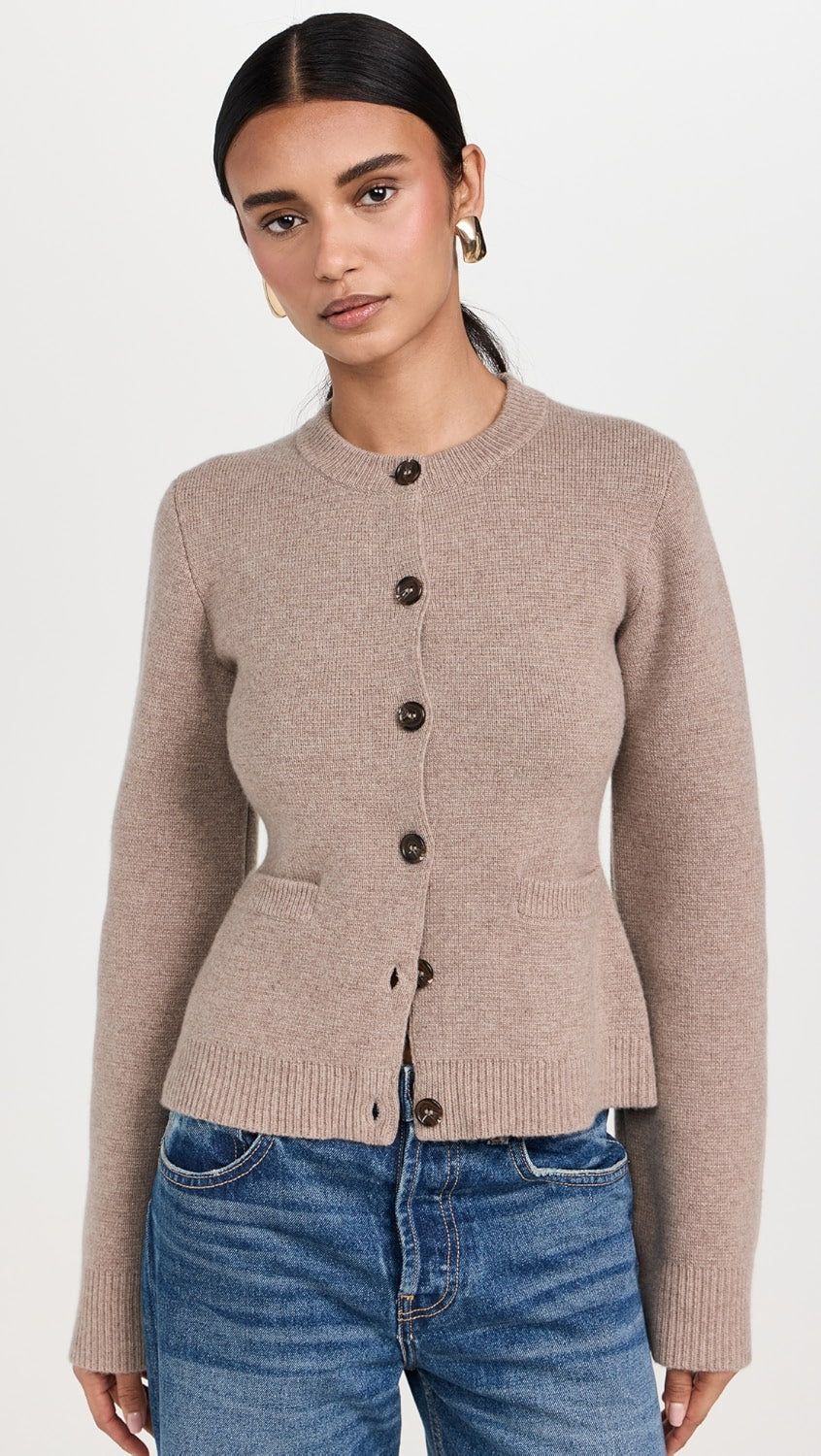 Rue Crest Button Knit Cardigan
