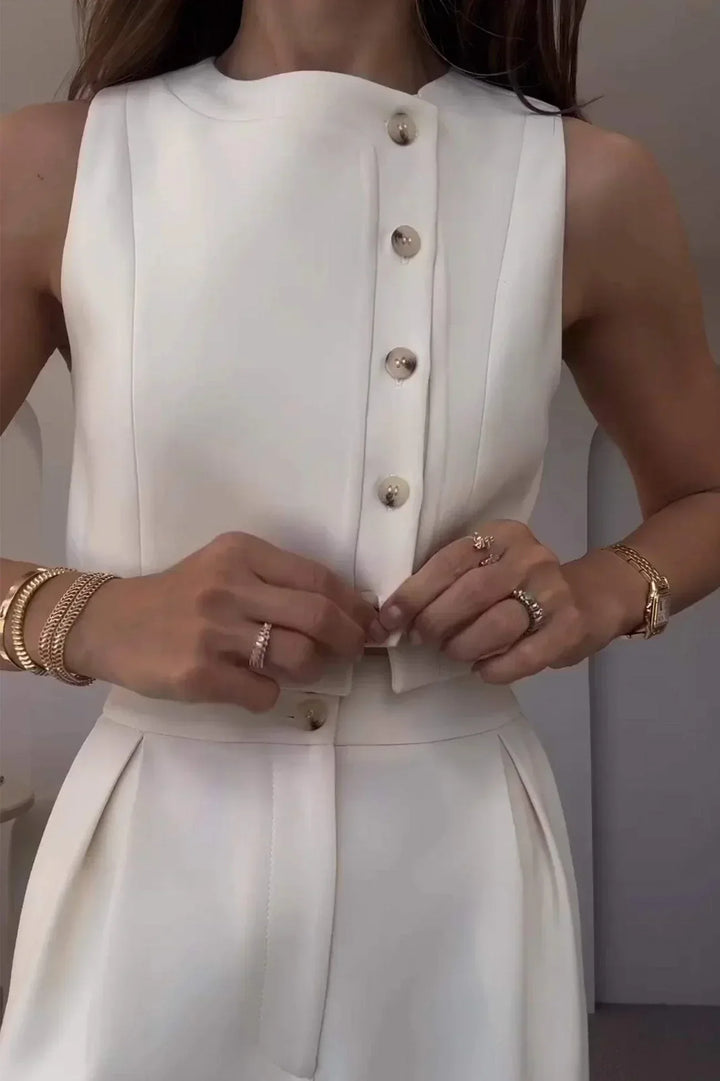 Vienna Tailored Vest & Tapered Pants Set