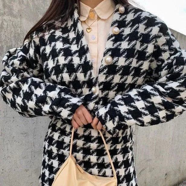 Vienna Houndstooth Two-Piece Set