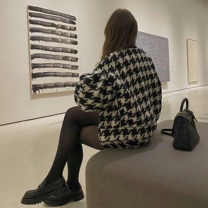 Vienna Houndstooth Two-Piece Set