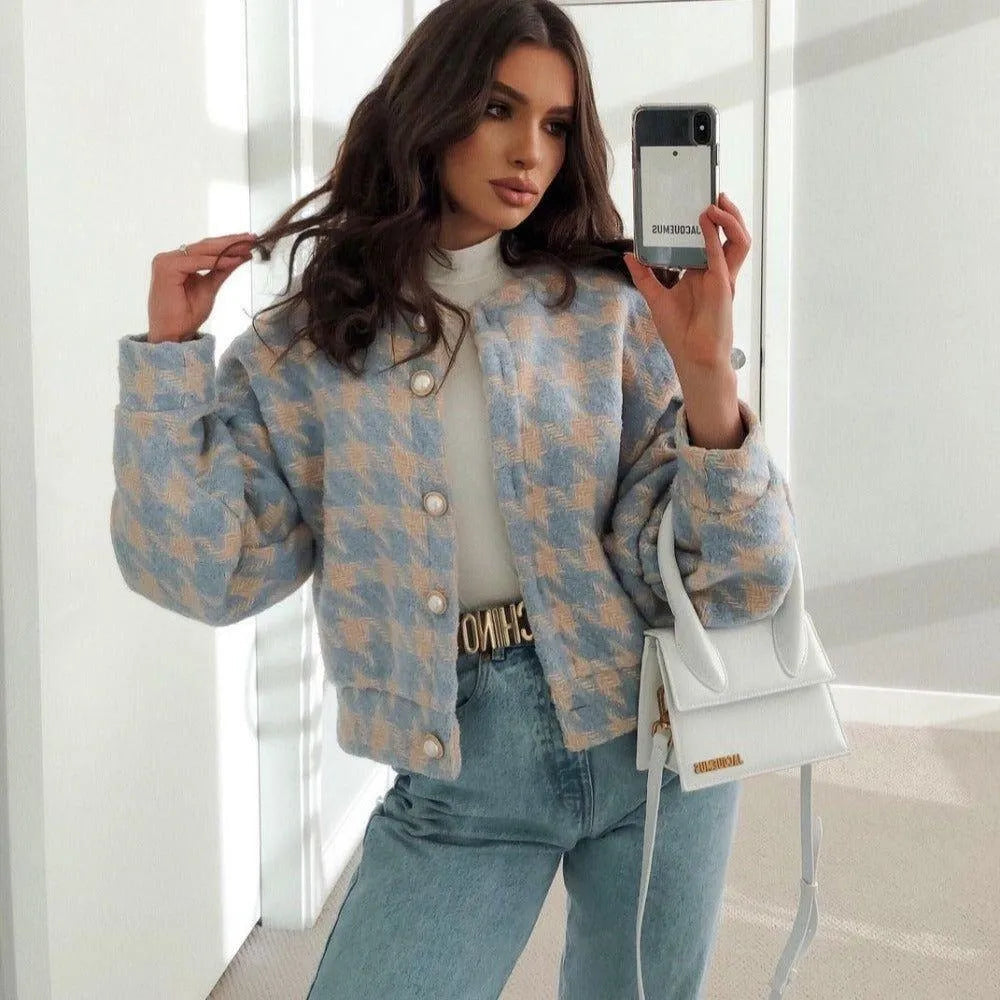 Vienna Houndstooth Two-Piece Set