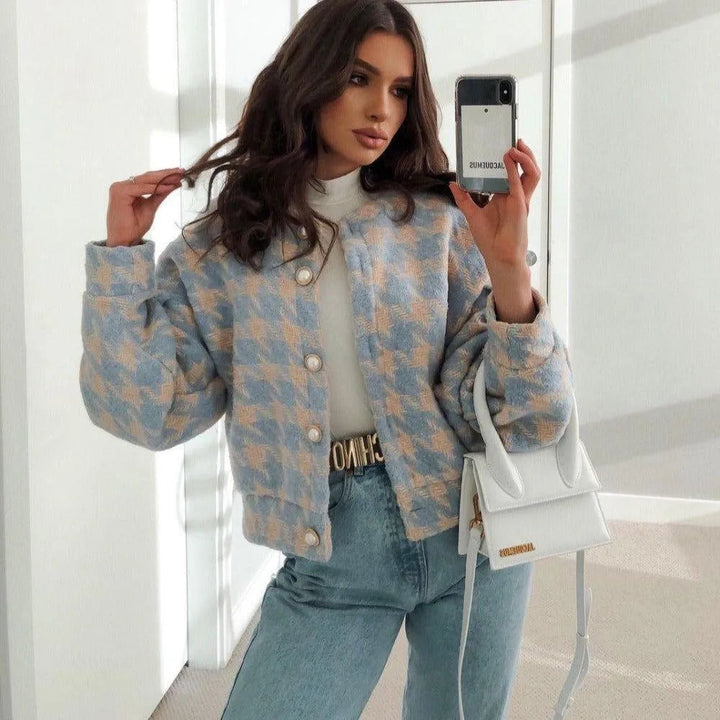 Vienna Houndstooth Two-Piece Set