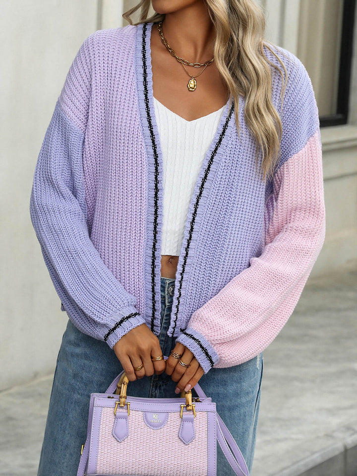 Sweet Reverie Colourblock Cardigan