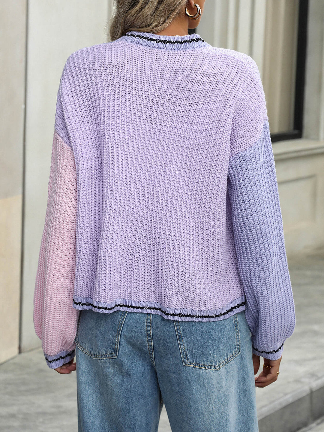 Sweet Reverie Colourblock Cardigan