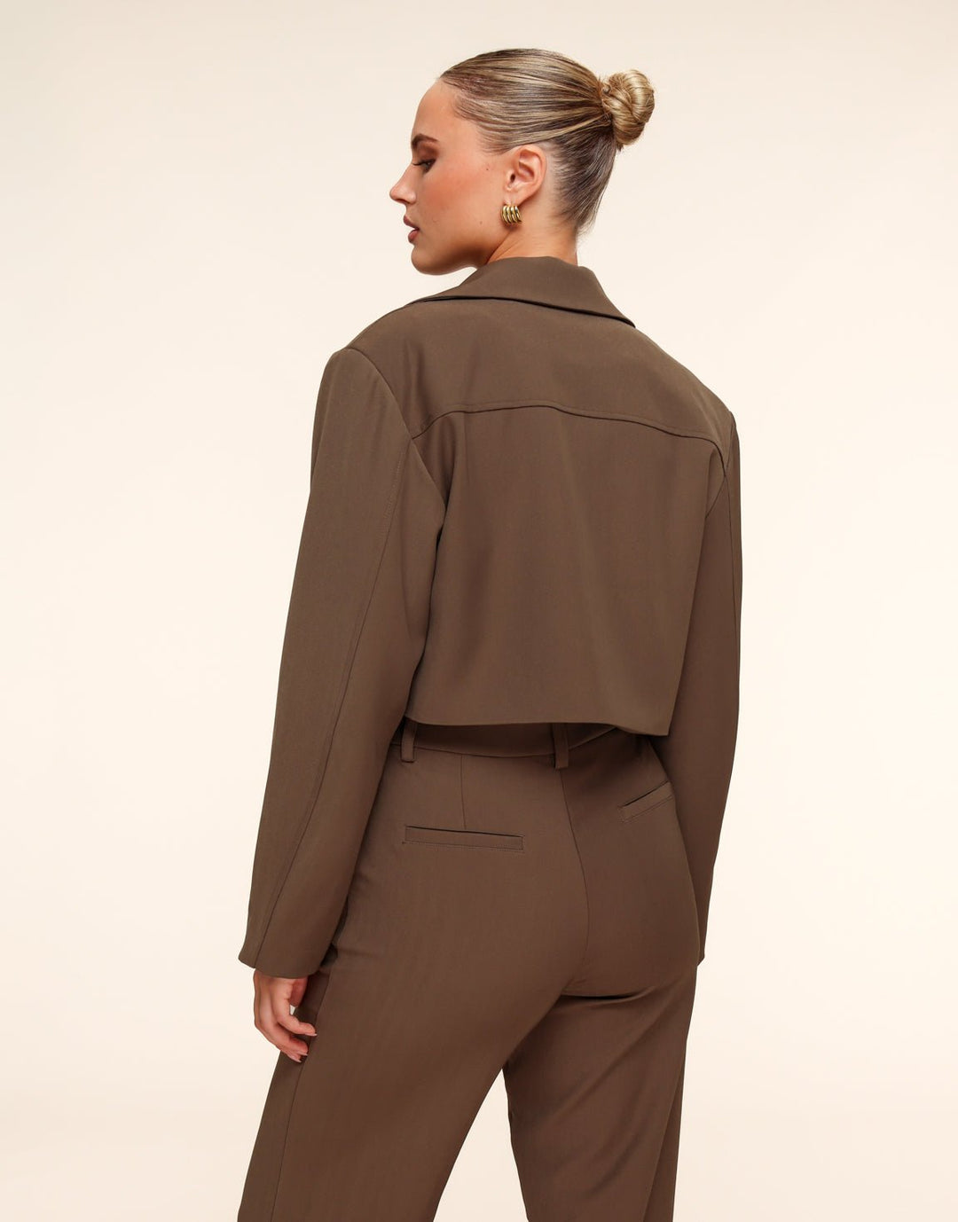 Light Khaki Studio Cropped - Jacket