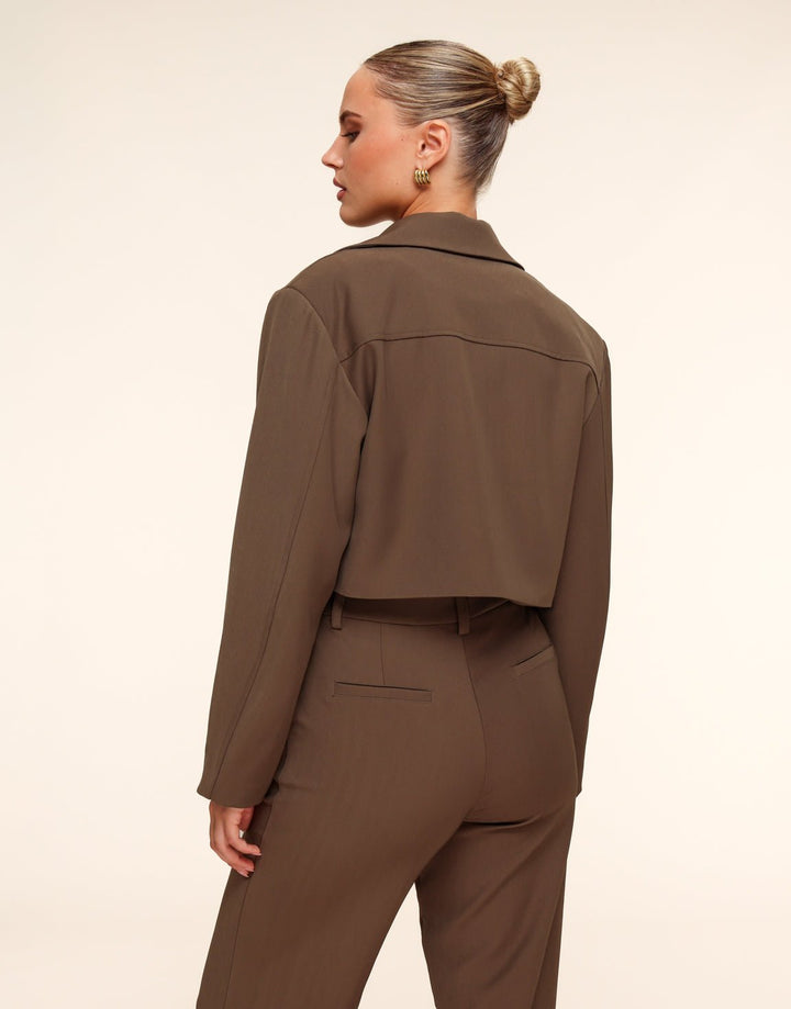 Light Khaki Studio Cropped - Jacket
